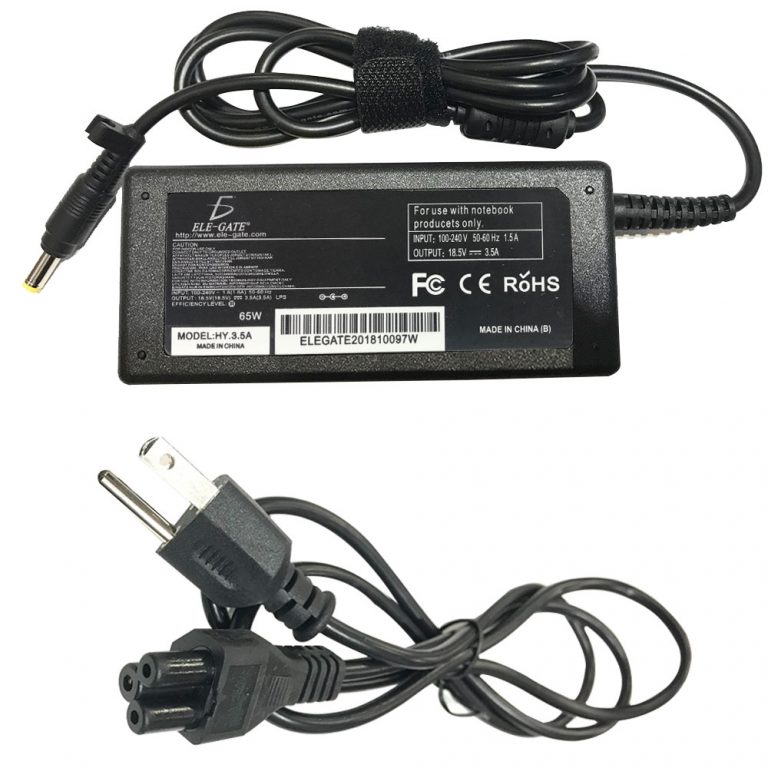 Cargador Laptop Hp 18 5v 3 5a 60w Punta Amarilla ELE GATE