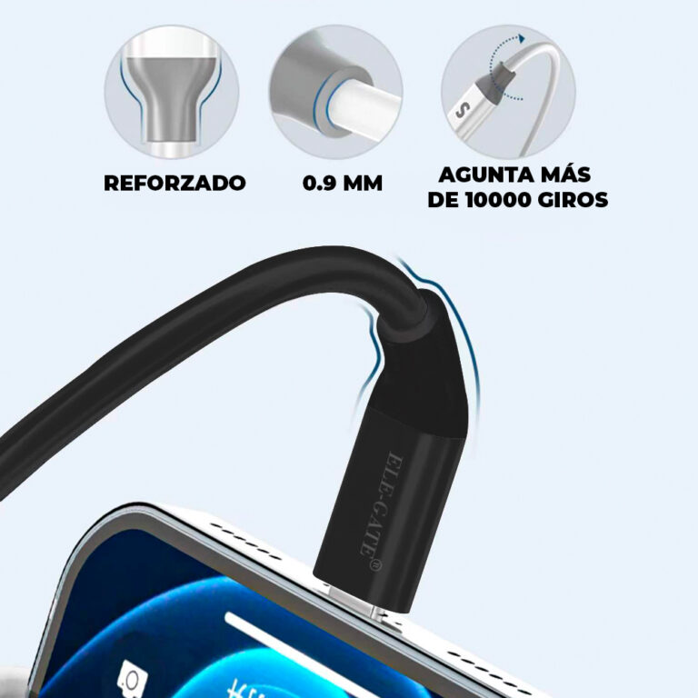 Cable V Micro Usb Para Carga Y Datos Ele Gate