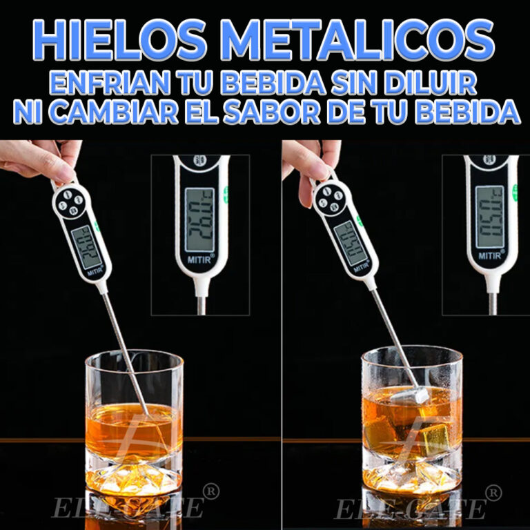 Cubos De Acero Inoxidable Reutilizables Para Enfriar Bebidas ELE GATE