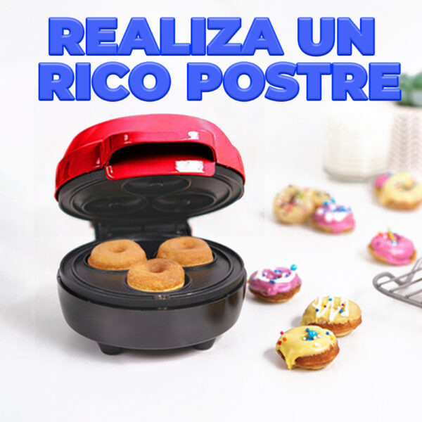 Mini Máquina para Hacer Donas Hornea Deliciosas Donas en Casa ELE GATE