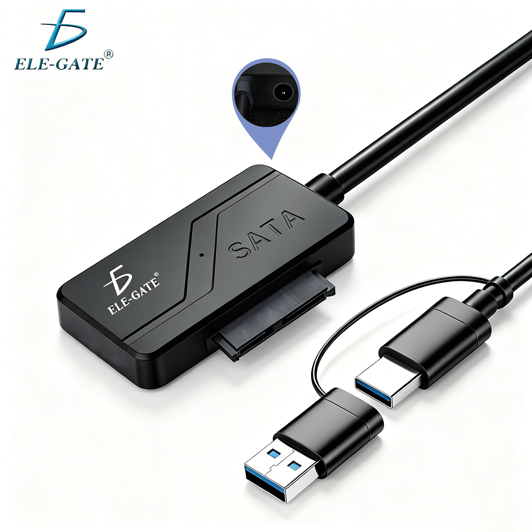 Cable Adaptador Type C USB 2.0 a Slimline SATA 13 Pines para Unidad Óptica de Laptop – 480 Mbps