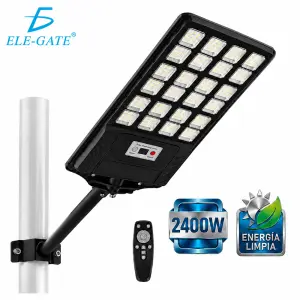 Lámpara Solar LED Exterior 360 LED con Control Remoto y Batería LiFePO4