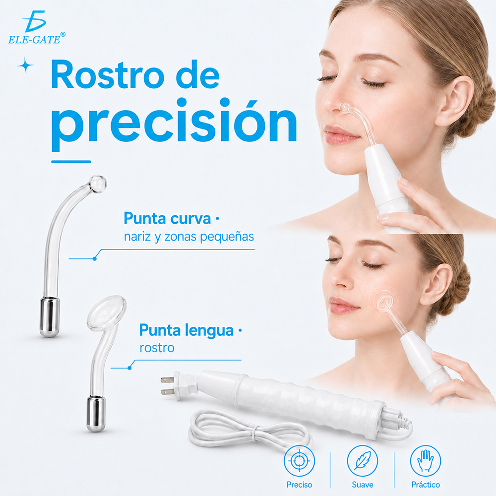 Masajeador de Alta Frecuencia Facial con 4 Electrodos de Vidrio - Image 2