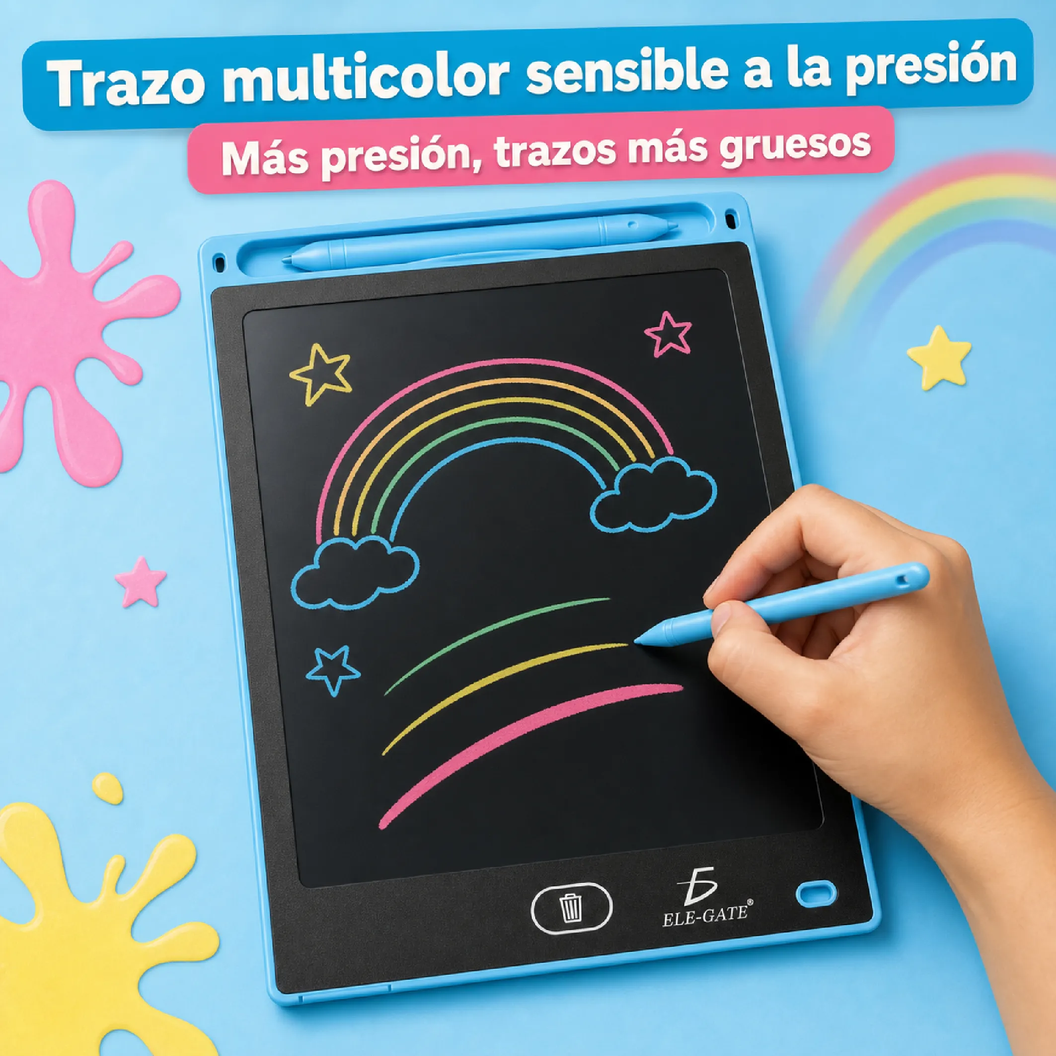 Pizarra LCD de Dibujo 8.5 Pulgadas con Lápiz - Imagen 3