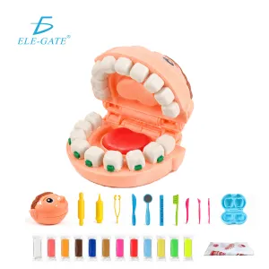 Kit De Dentista Infantil Con Plastilina Y Accesorios