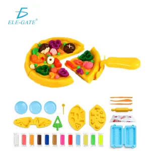 Set de Plastilina de 12 Colores para Crear Pizzas