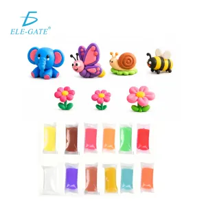 Plastilina de Harina de Trigo 12 Colores para Moldear