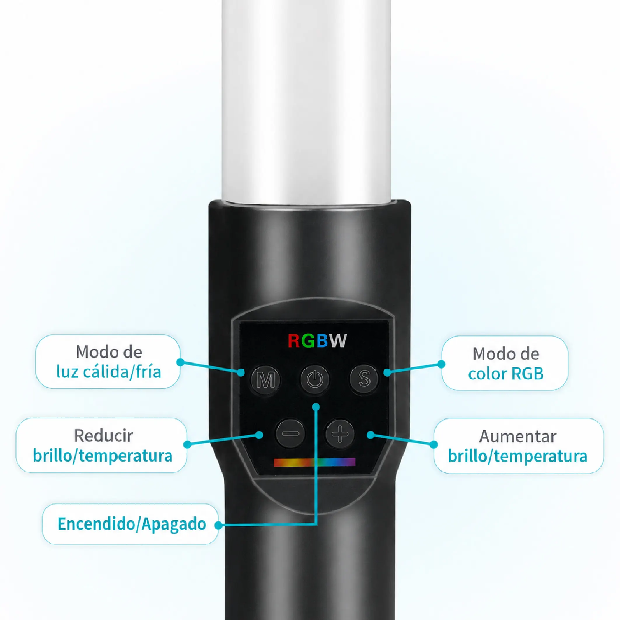 Barra de Luz LED RGB de 12 W para Foto y Video - Imagen 4