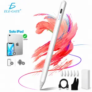 Lápiz táctil USB-C para iPad compatible con inclinación