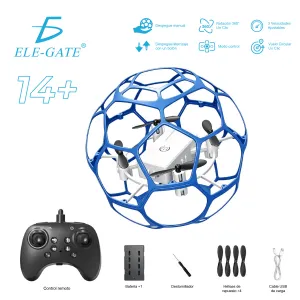 Dron esférico con control remoto y giro de 360 grados