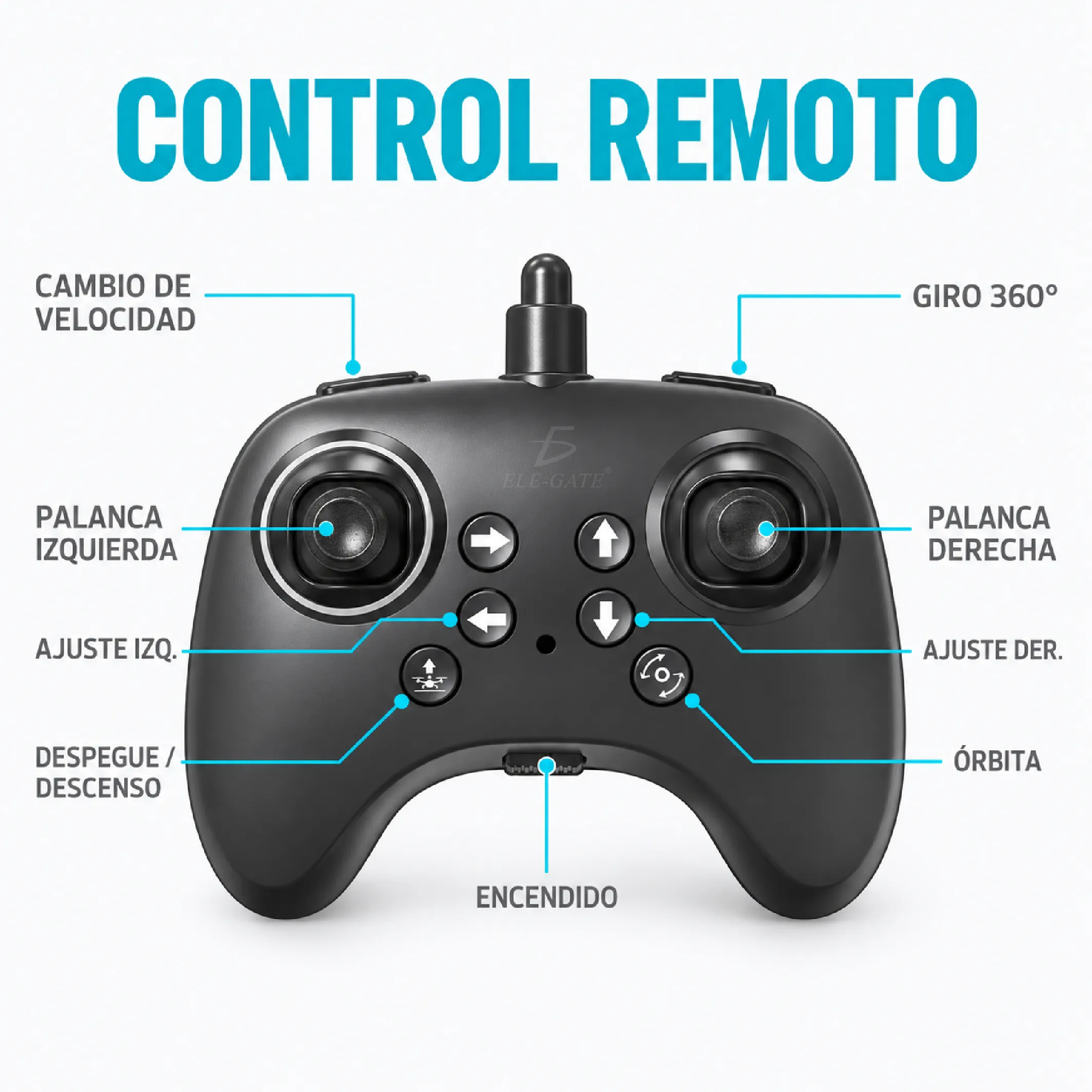 Dron esférico con control remoto y giro de 360 grados - Imagen 4