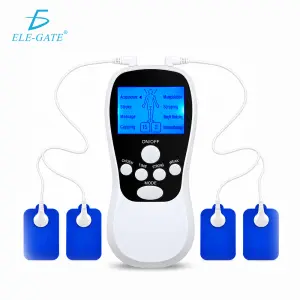 Maquina Digital De Corriente TENS De Estimulación 3 En 1 Para Alivio Del Dolor Y Entrenamiento