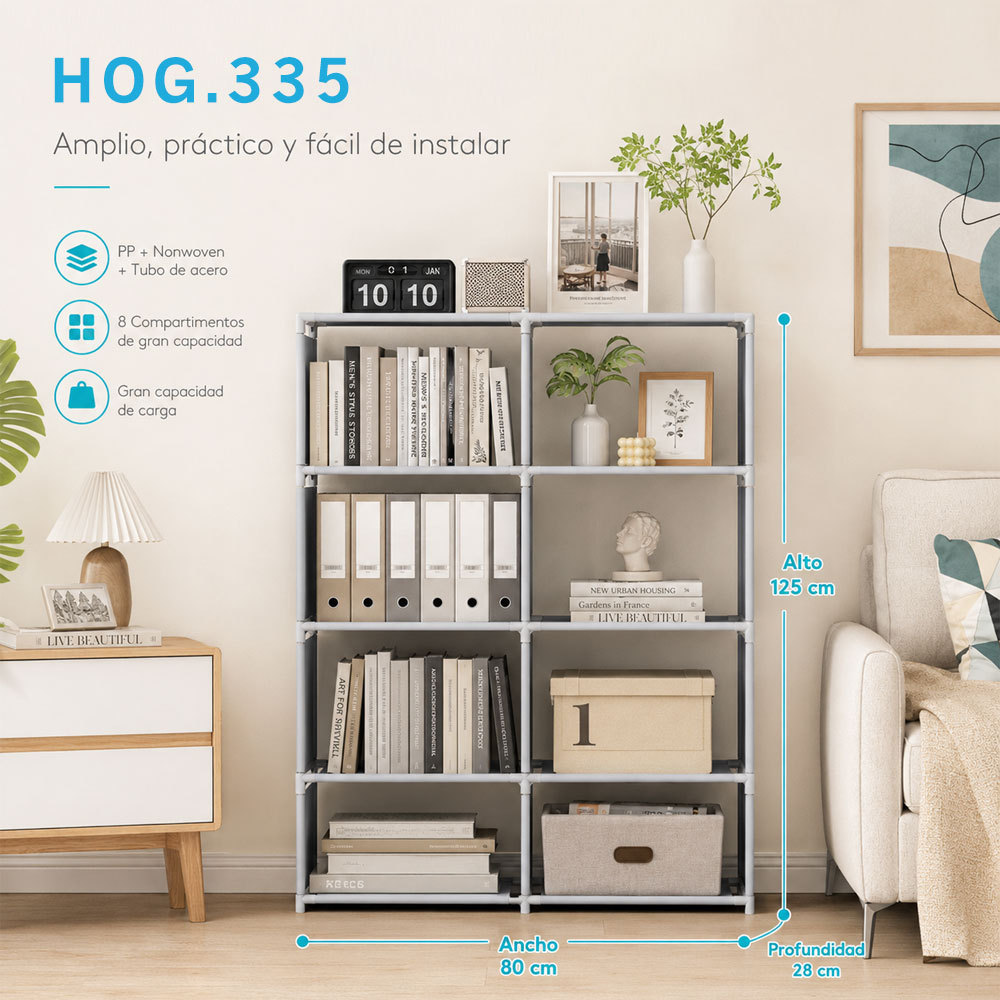 Librero Organizador HOG.335 de 8 Compartimentos - Image 5