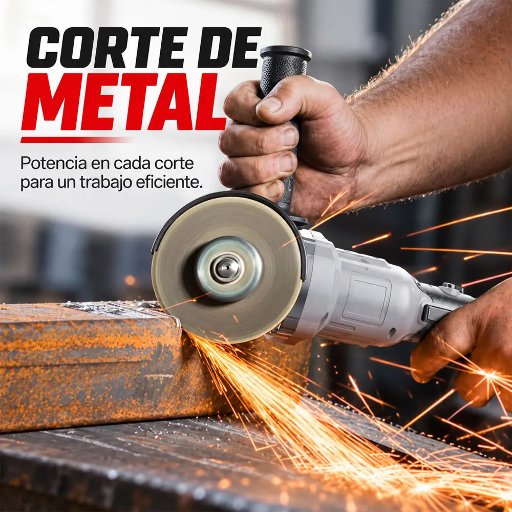 Esmeril angular inalámbrico para discos de 125 mm - Imagen 2