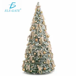 Árbol de Navidad Artificial Decorado Flexible  Con  nieve, 150, 180 y 210 cm