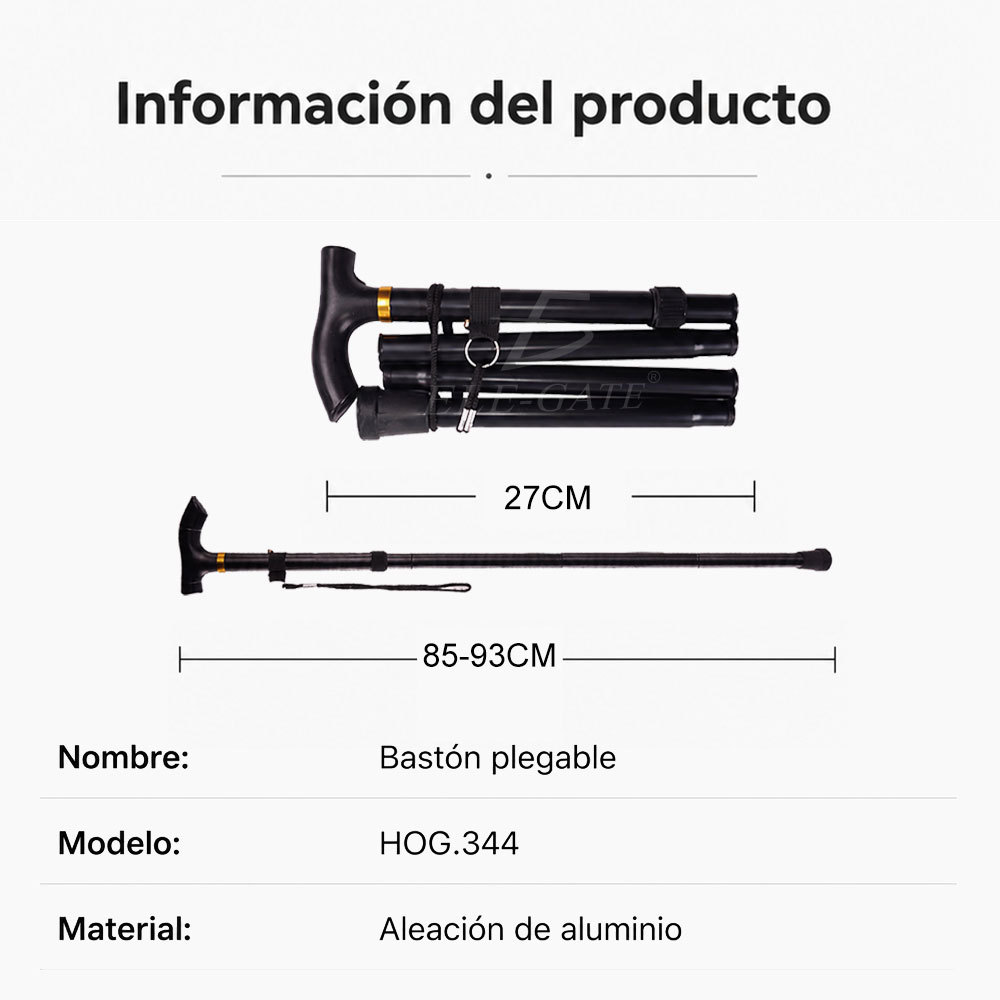 Bastón Plegable de Senderismo | Ligero, Ajustable y Antideslizante - Image 4