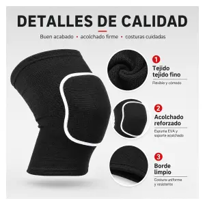 Coderas Deportivas Antideslizantes con Almohadilla de Espuma Soporte de Codo Transpirable y Elástico