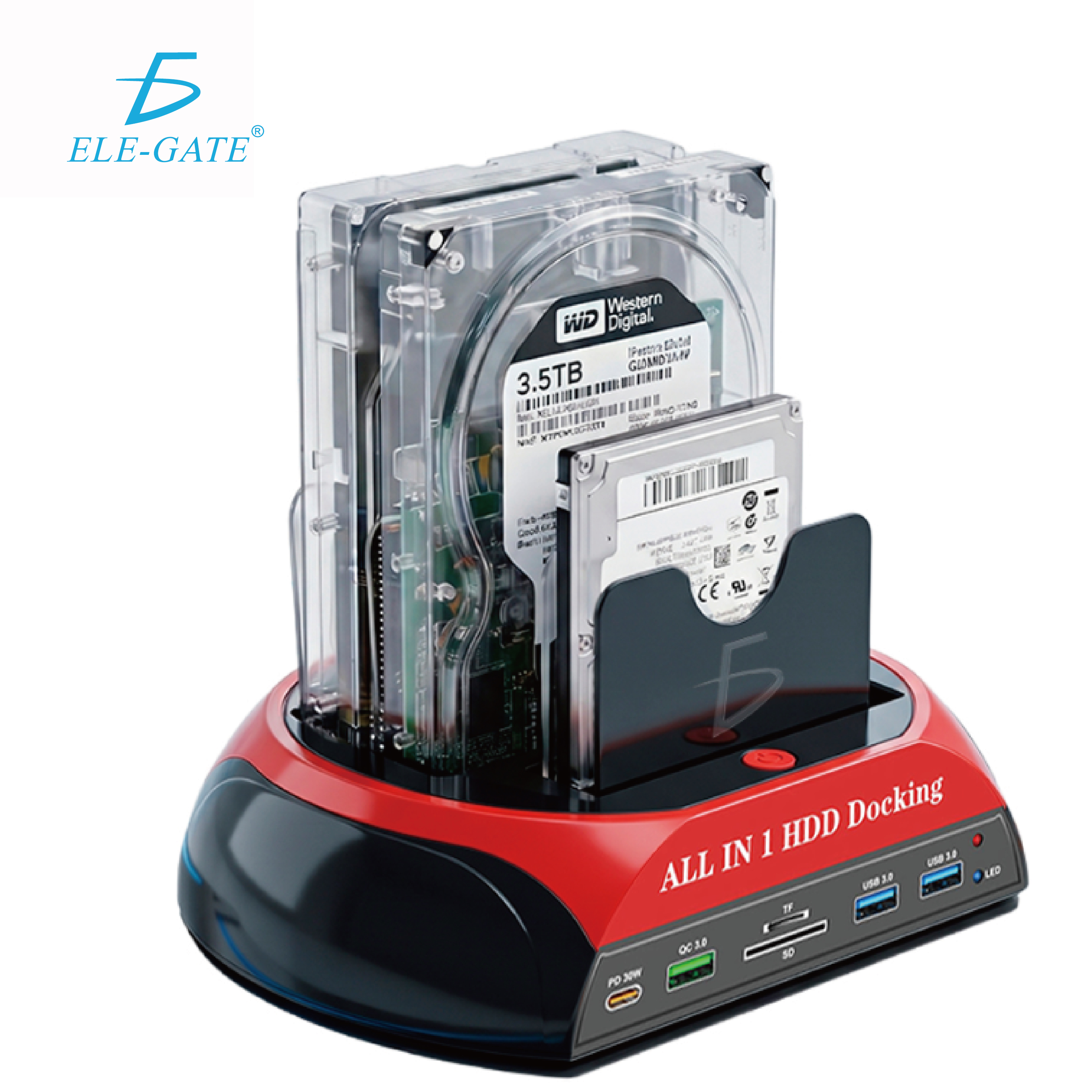 Case Docking Todo en Uno para HDD SATA/IDE 2.5” y 3.5”