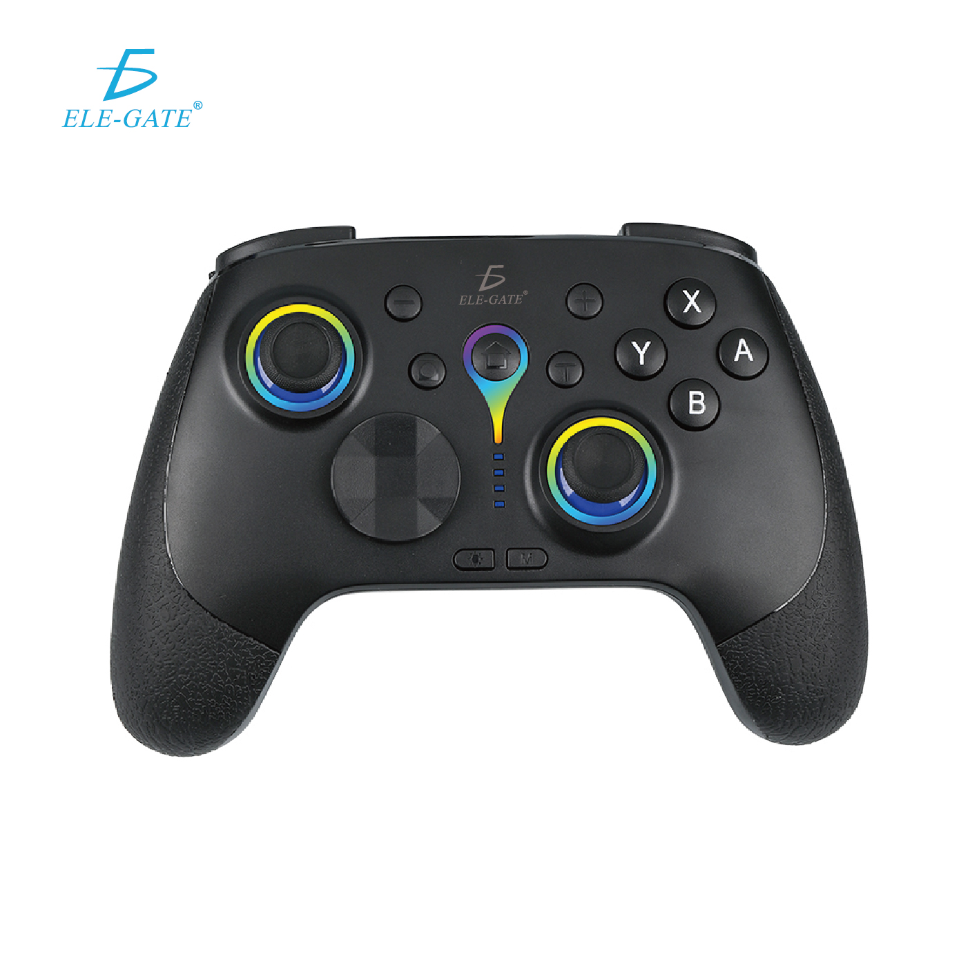 Control Bluetooth con Joysticks Hall 3D, Giroscopio 6 Ejes, Soporte para Celular y Batería 600 mAh