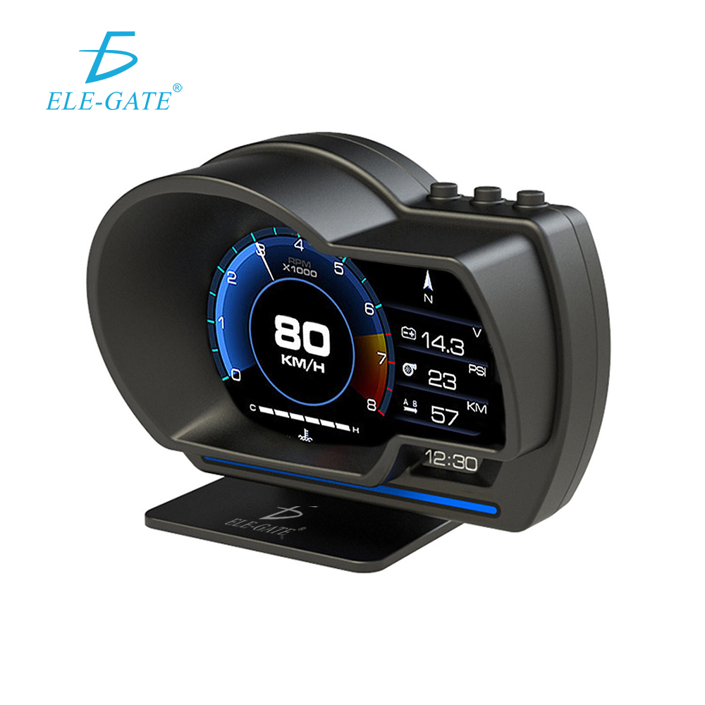 Medidor OBD2 + GPS con pantalla digital, 9 interfaces, alarmas de velocidad, RPM, voltaje, temperatura, luz ambiental y monitoreo en tiempo real. - Image 4