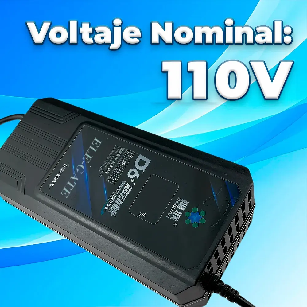 Cargador Inteligente 110V Para Scooter Y Moto Eléctrica Control De Temperatura - Imagen 4