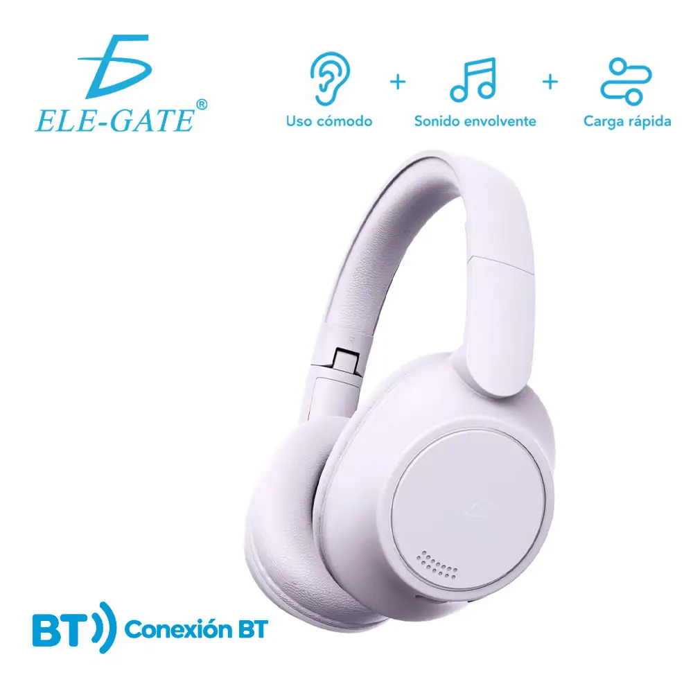 Audífonos Bluetooth de diadema plegables con USB-C - Imagen 5