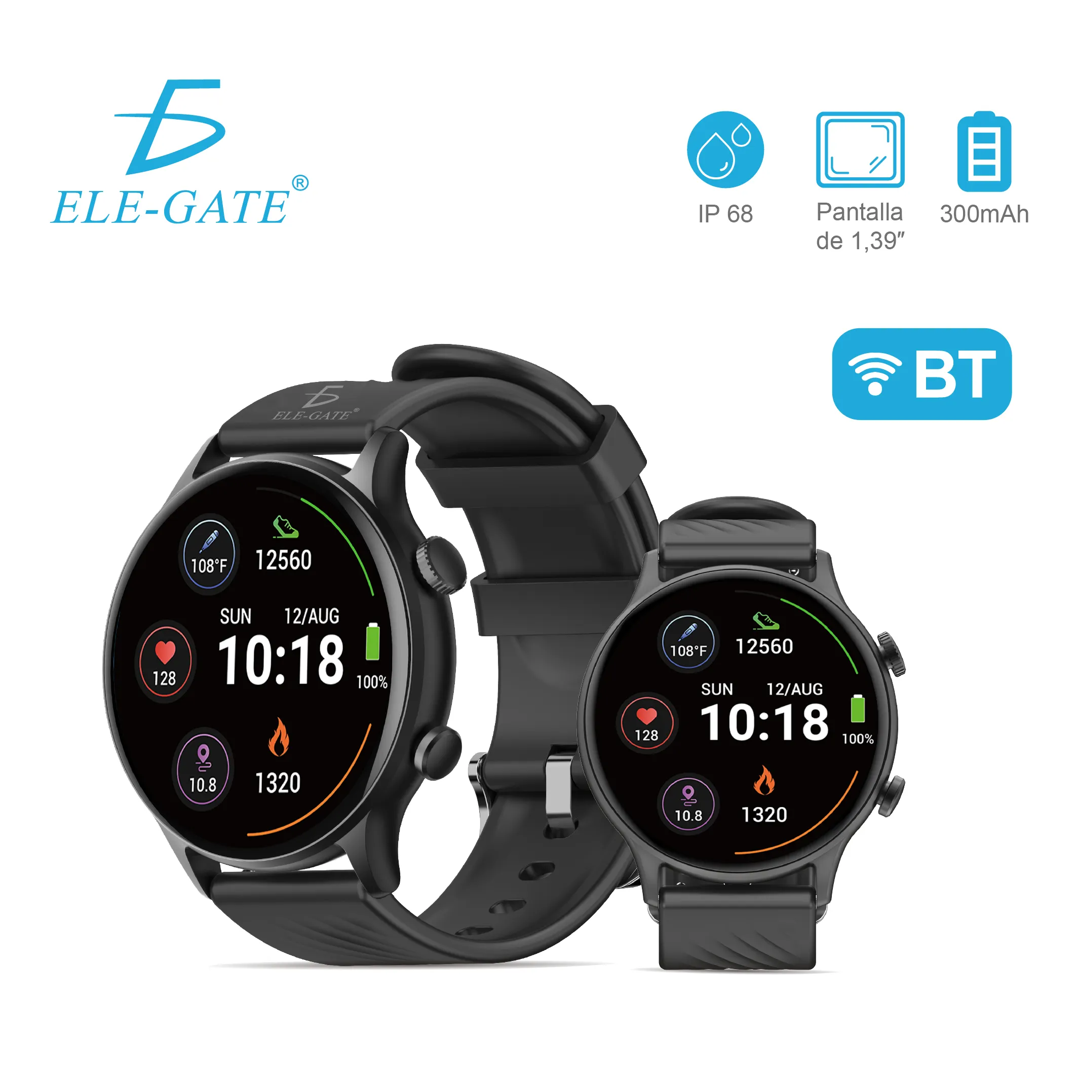 Smart Watch Deportivo Con Pantalla Re, Llamadas Bluetooth, 100 Modos Deportivos Y Batería De 15 Días - Imagen 5