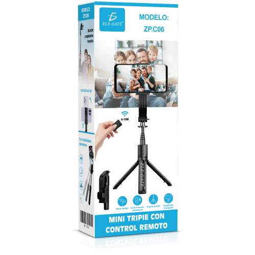 Selfie Stick Con Tripie Y Estabilizador Para Smarth Phone Con Carga USB - Imagen 7