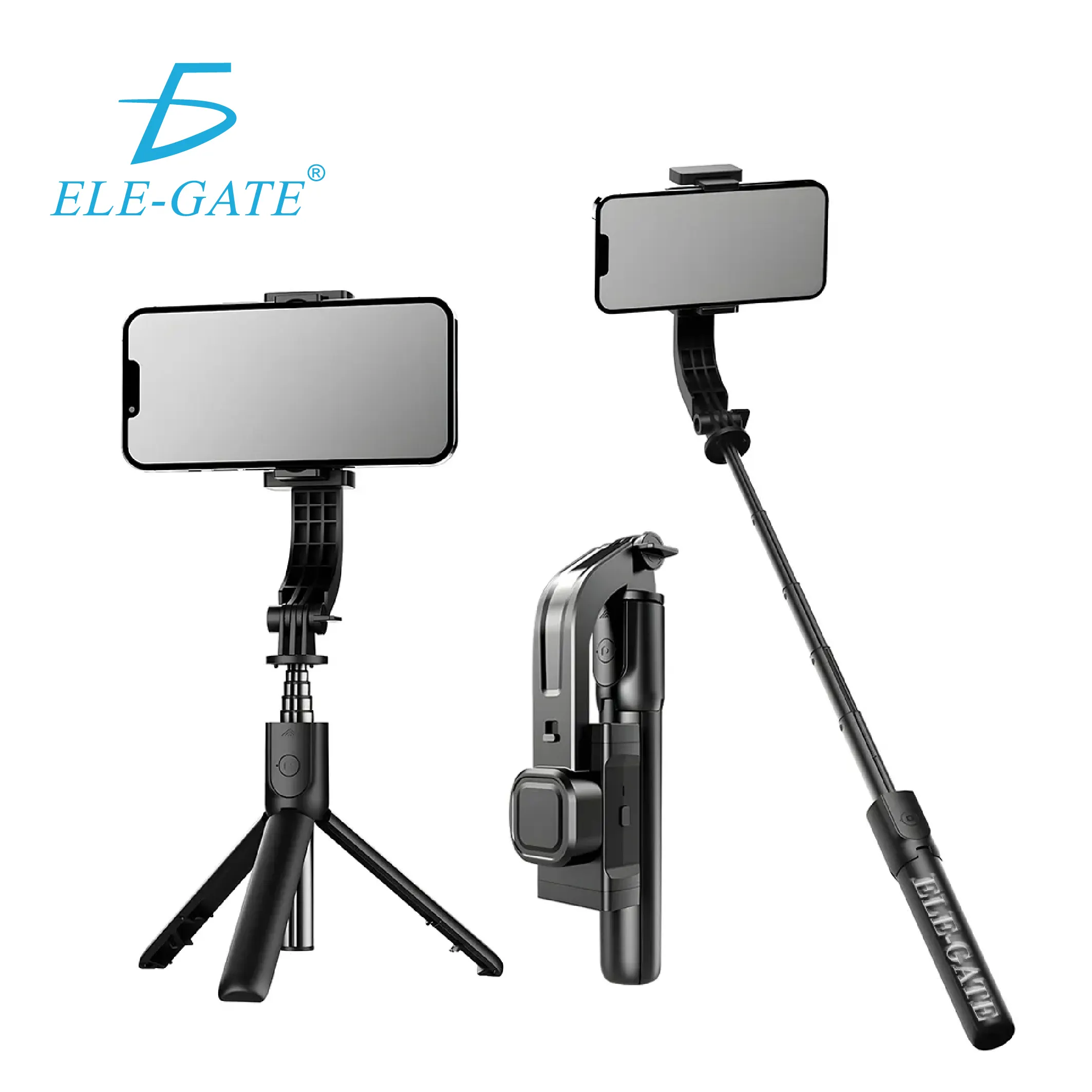 Selfie Stick Con Tripie Y Estabilizador Para Smarth Phone Con Carga USB - Imagen 2
