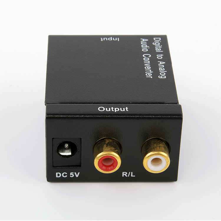 Conversor de audio analogico L/R a audio digital optico