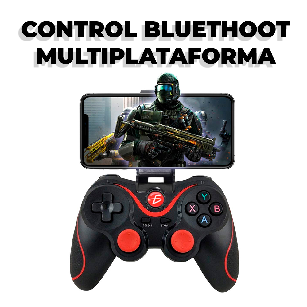 Control Celular Gamepad Videojuego Bluetooth Android Con Soporte GM.BT.03 –  Joinet
