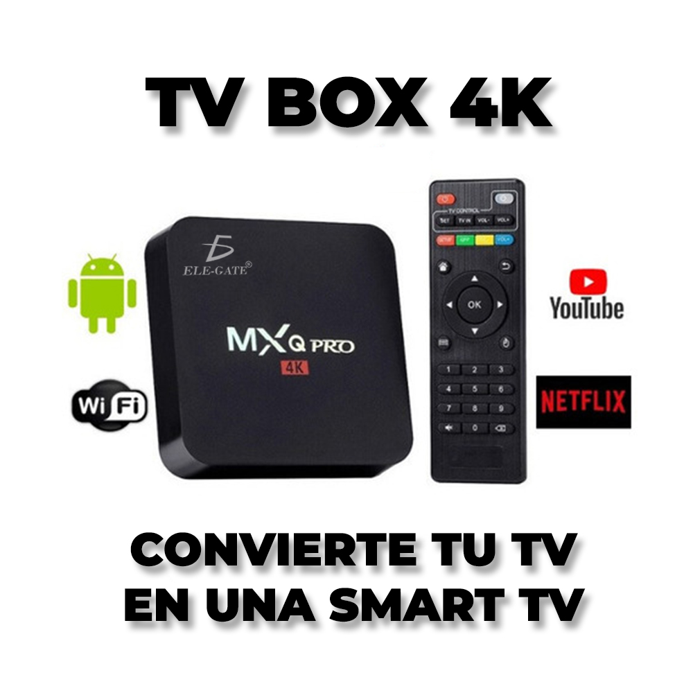 Smart Tv Box 4K Android 7.12 MXQ PRO 1G/8G 2.4G Y 5G - ELE-GATE