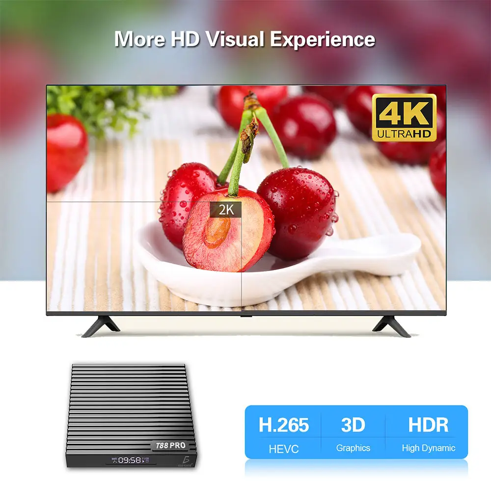 Smart Tv Box Andorid 7.1 4k HD 5G DDR3 2G 16G