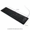 Teclado Alambrico Flexible Usb Pc Laptop Contra Agua CON NUMERICO Teclado Alambrico Flexible Usb Pc Laptop Contra Agua CON NUMERICO