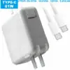 Cargador Mac Macbook 61w Tipo c Cable Type c Cargador Mac Macbook 61w Tipo c Cable Type c