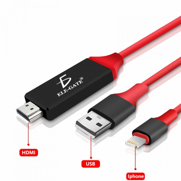 Cable IPhone IPAD Lightning A Hdmi 1080P ELEGATE