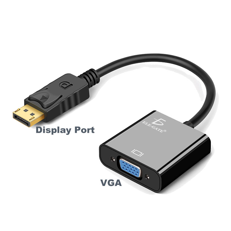 Exquisito reflujo no relacionado Adaptador Convertidor DisplayPort A Vga Dp Convertidor - ELE-GATE
