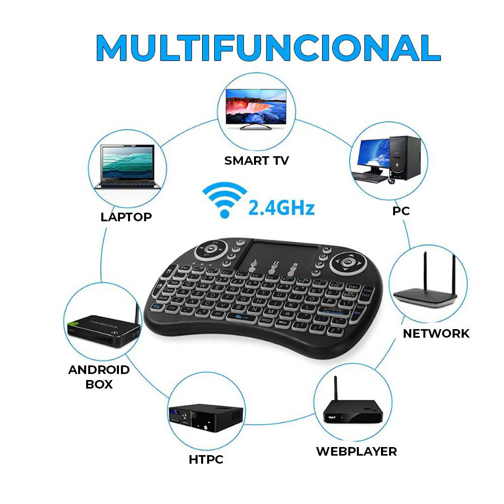 Desde Celular Mini Teclado Para Tv Smart En Villa Yapacani Teclado