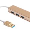 Hub 3.0 Usb Rj45 1000Mbps Ethernet Compatible Mac Pc