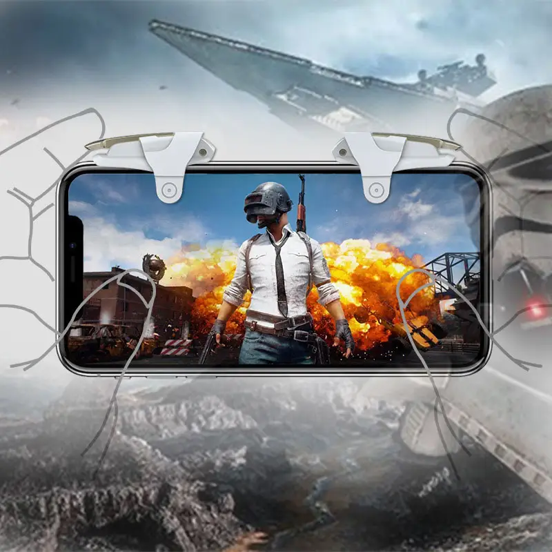 Gatillos Botones L1r1 Celular Andriod Star War Pubg Free Fire joystick control android y iOS apple iphone huawei samsung