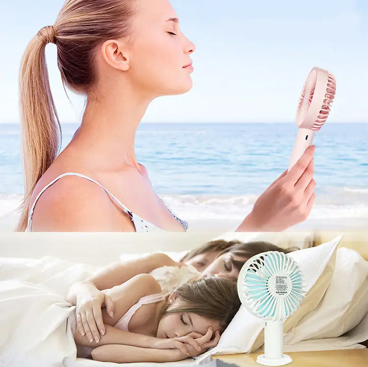 Mini Fan Ventilador Pila Recargable