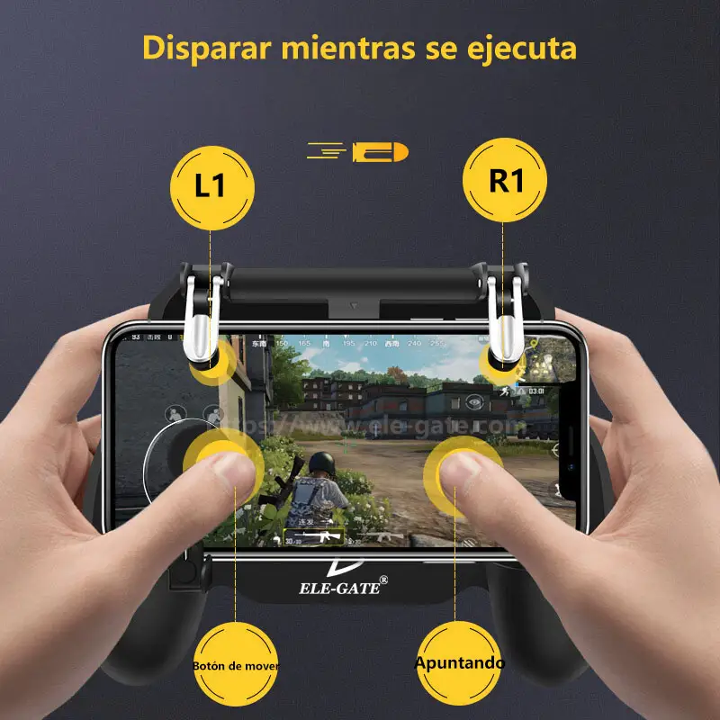 Gatillos L1r1 Control Celular Powerbank Ventilador