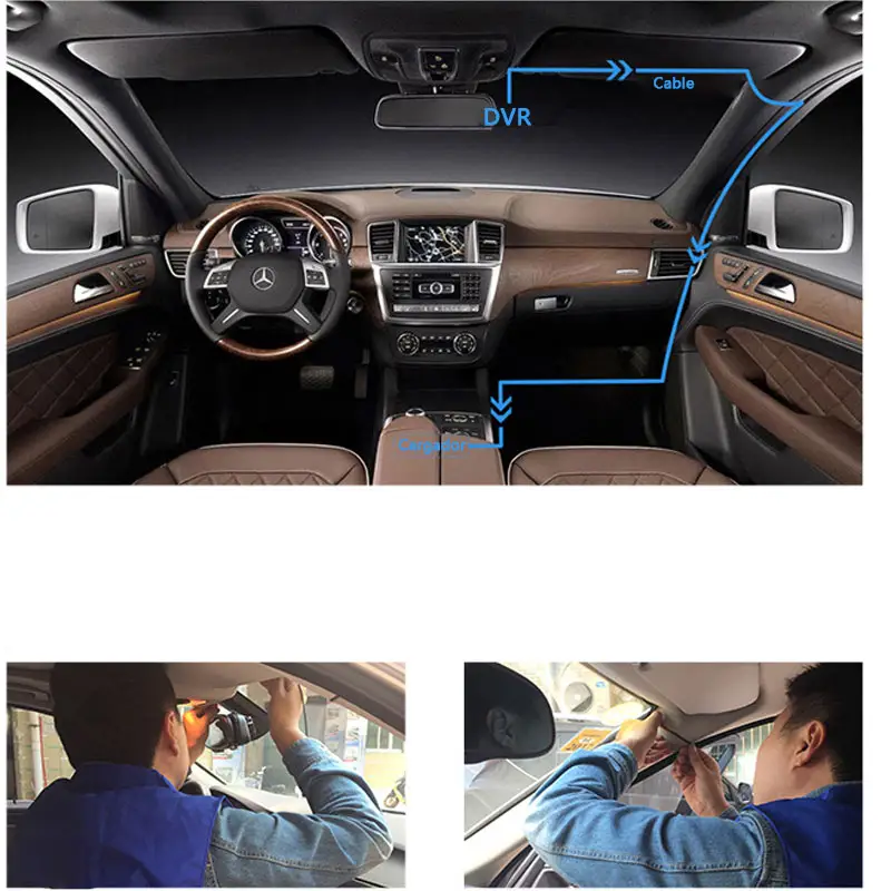 Camara Dvr Grabador Auto con Pantalla Nocturna