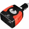 Inversor De Corriente Automotriz De 12v A 110v 75w Coche Inversor De Corriente Automotriz De 12v A 110v 75w Coche