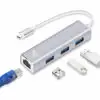 Adaptador HUB Usb Type C 3.1 Ethernet RJ45 Gigabit Adaptador HUB Usb Type C 3.1 Ethernet RJ45 Gigabit