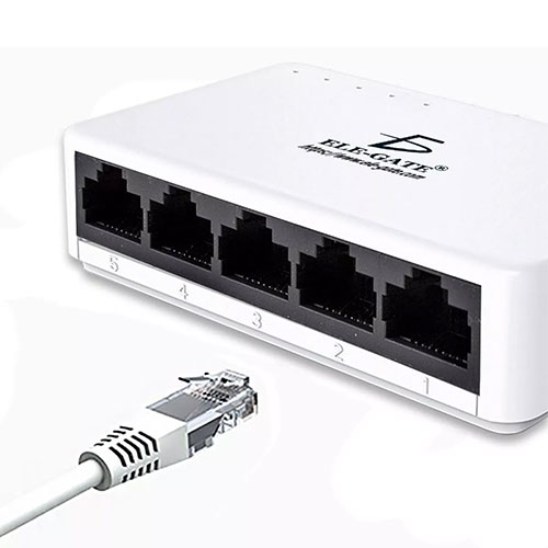 Hub Internet Switch Ethernet Rj45 5 Puertos Red 100M