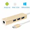 Adaptador HUB Usb Type C 3.1 Ethernet RJ45 Gigabit Adaptador HUB Usb Type C 3.1 Ethernet RJ45 Gigabit