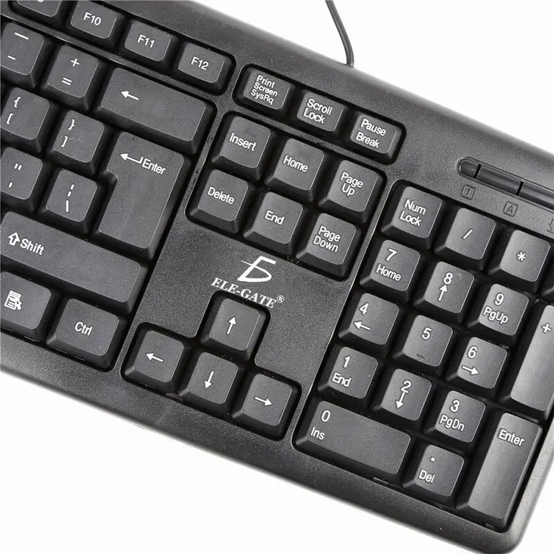 Teclado Usb Estándar Slim Durable Pc Laptop Computadoras