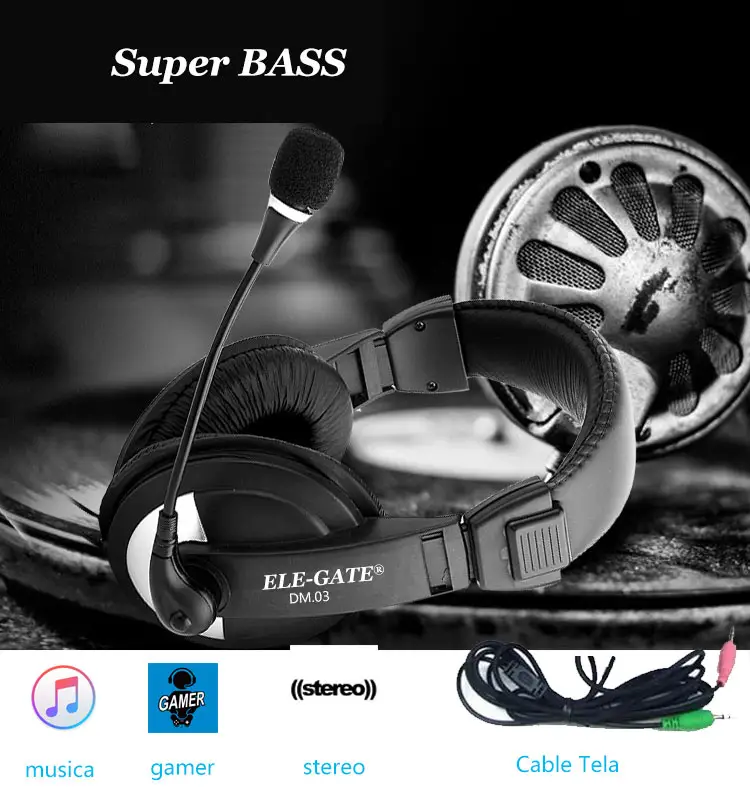 Audifonos Diadema Gamer Ps4 Xbox One 360 Jakc 3.5mm Pc Laptop