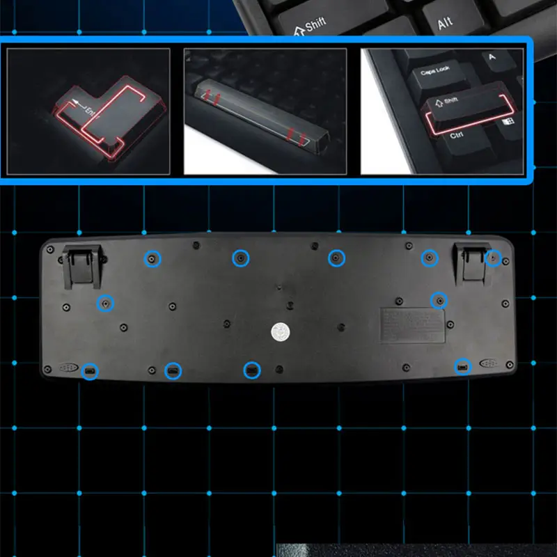 Teclado Usb Estándar Slim Durable Pc Laptop Computadoras